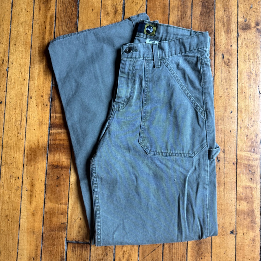 vintage levi's green cargo pants